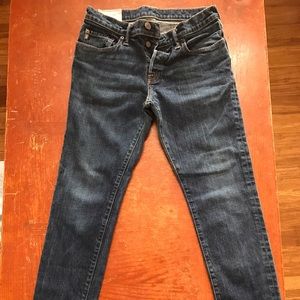 Abercrombie & Fitch button fly blue jeans W32 L32
