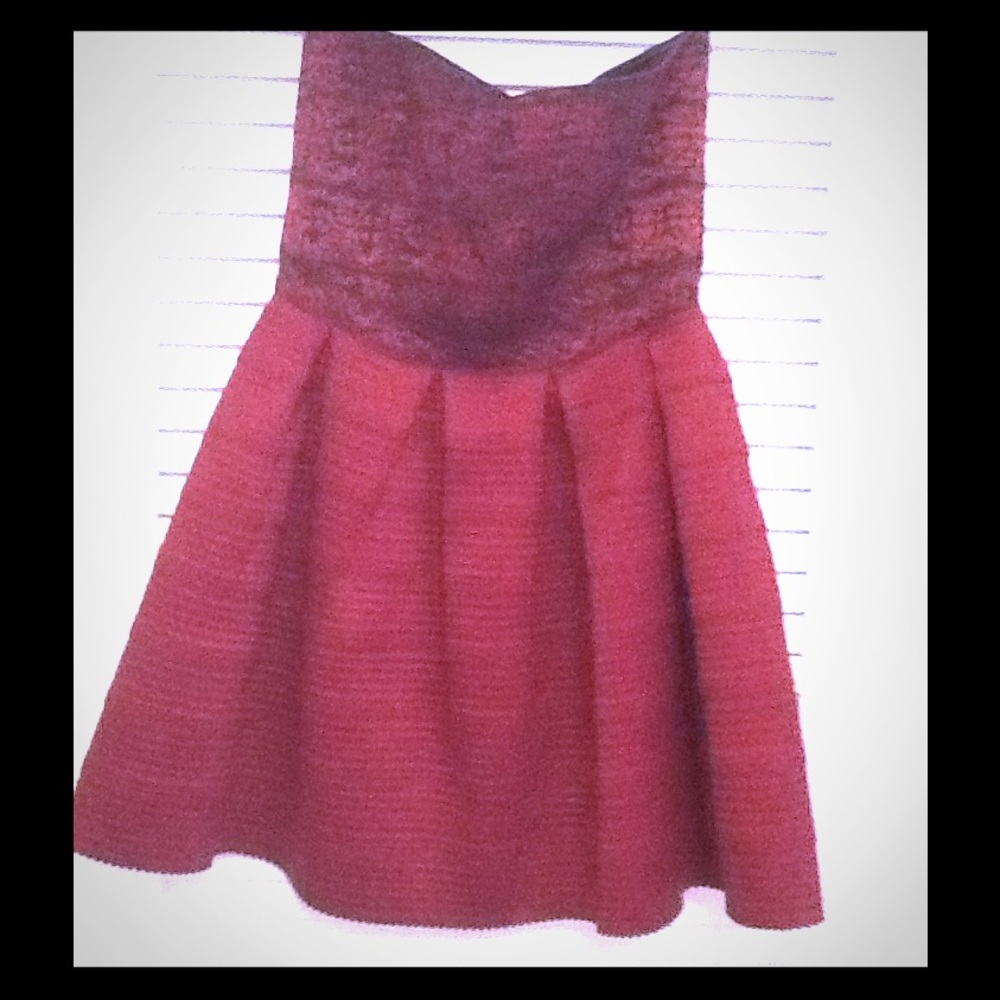 Strapless ballerina dress