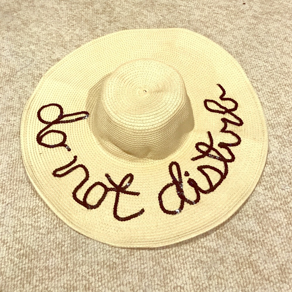 Do Not Disturb Beach Hat - like Eugenia Kim