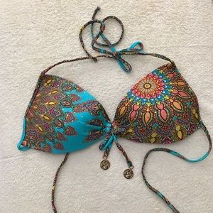 Luli fama push up bikini top