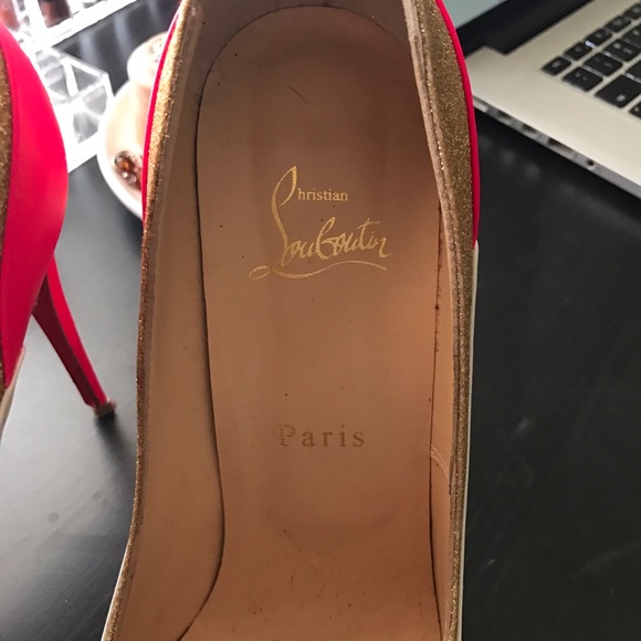 Christian Louboutin Tucsick 100 Jazz Calf/Glitter - Picture 5 of 8