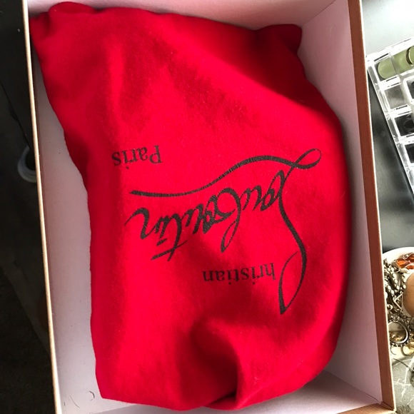 Christian Louboutin Tucsick 100 Jazz Calf/Glitter - Picture 7 of 8