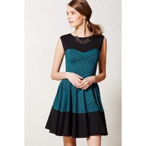 Eva Franco Striped Swing Dress