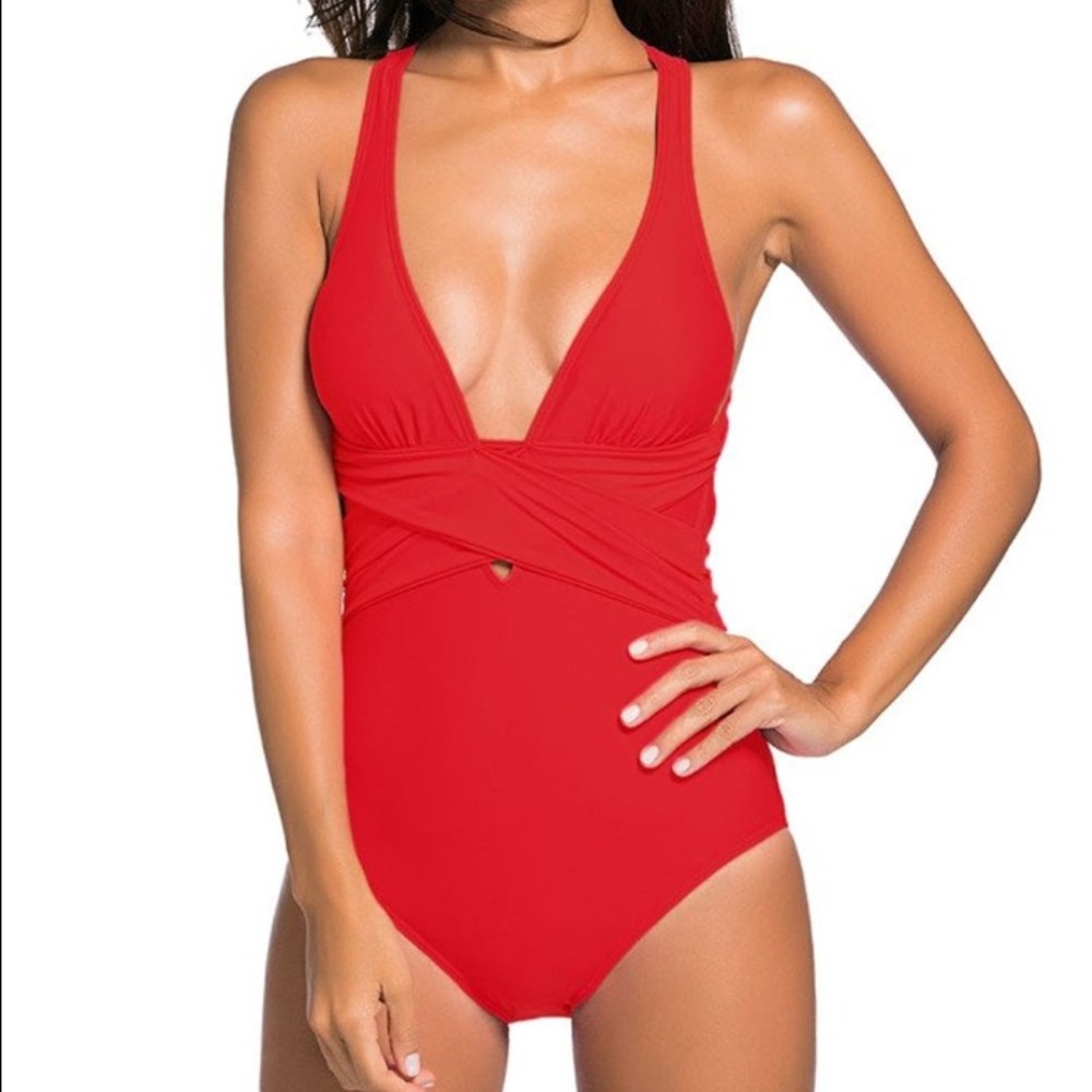 Gorgeous Vneck Strap One-piece