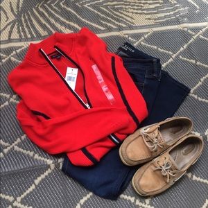 Tommy Hilfiger Zip-up Sweater.