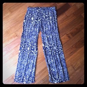Boho wide leg flowy printed pants!