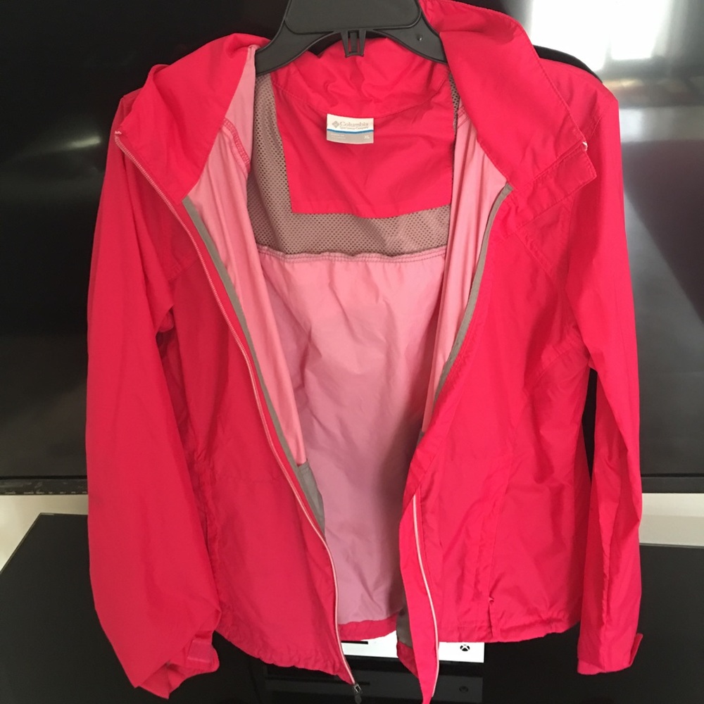 Columbia Rain Jacket Hot Pink