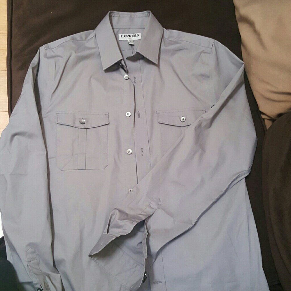 EXPRESS fitted dress shirt