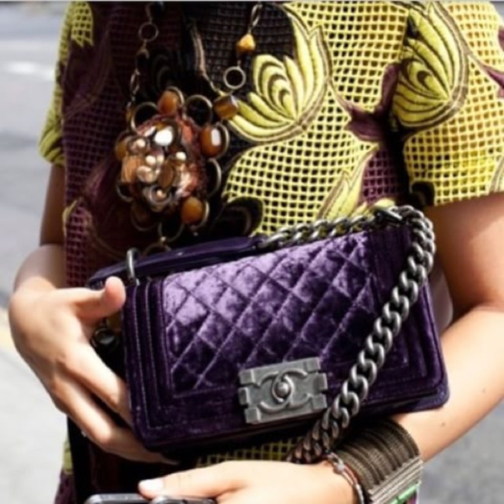 Mini Boy Chanel Velvet