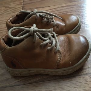 Boys Ralph Lauren brown boots