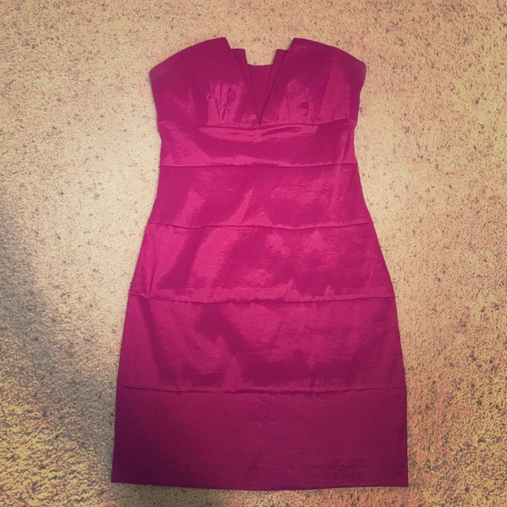 Magenta semi-formal or cocktail dress