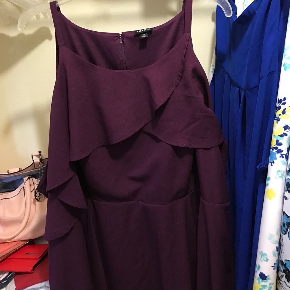 Torrid purple dress