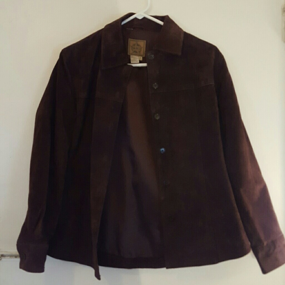 AMI Brown suede jacket