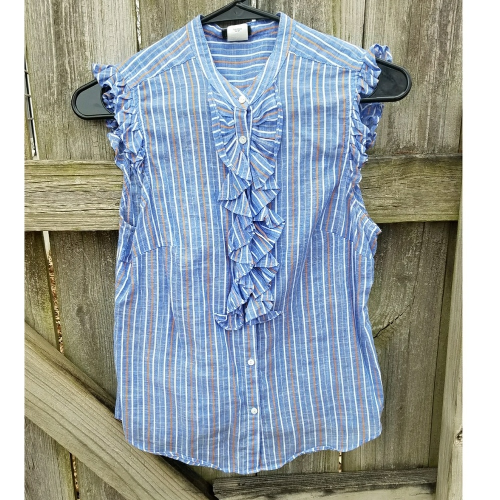 J.CREW STRIPED TOP