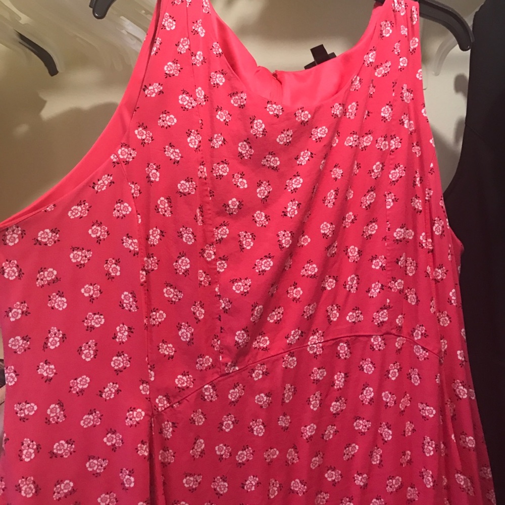 Torrid pink flower dress