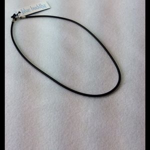 FINAL SALE PRICE Blue Buddha Leather Cord + Pearl Focal