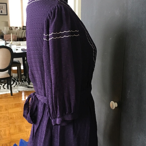 Maeve Purple blouse. Size 6 - Picture 4 of 4