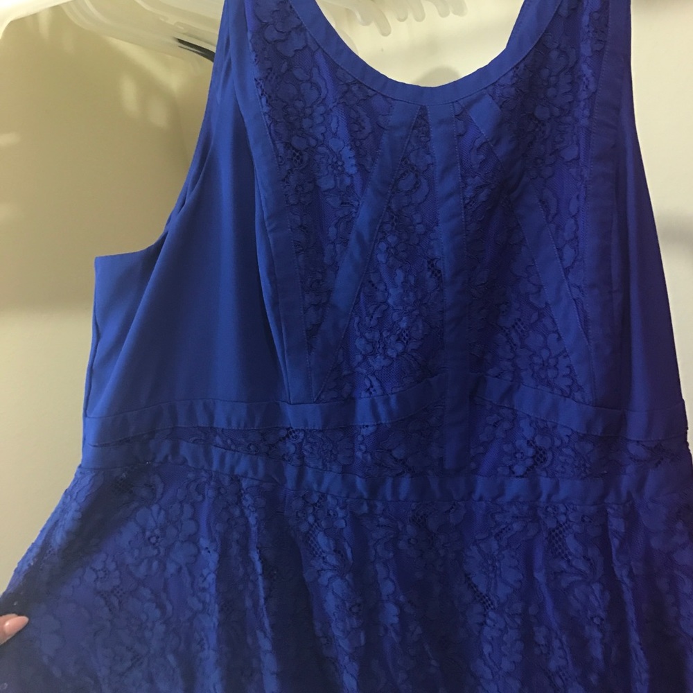 Royal blue torrid dress