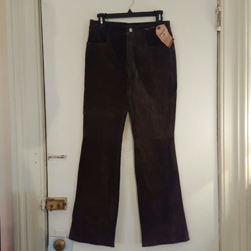 Dollhouse Brown suede pants