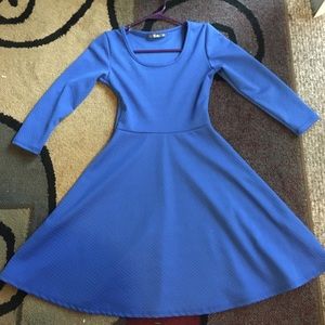Blue Skater Dress