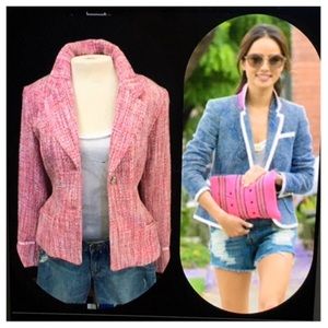 PINK TWEED BLAZER, like new! PINK TWEED BLAZER, like new! 