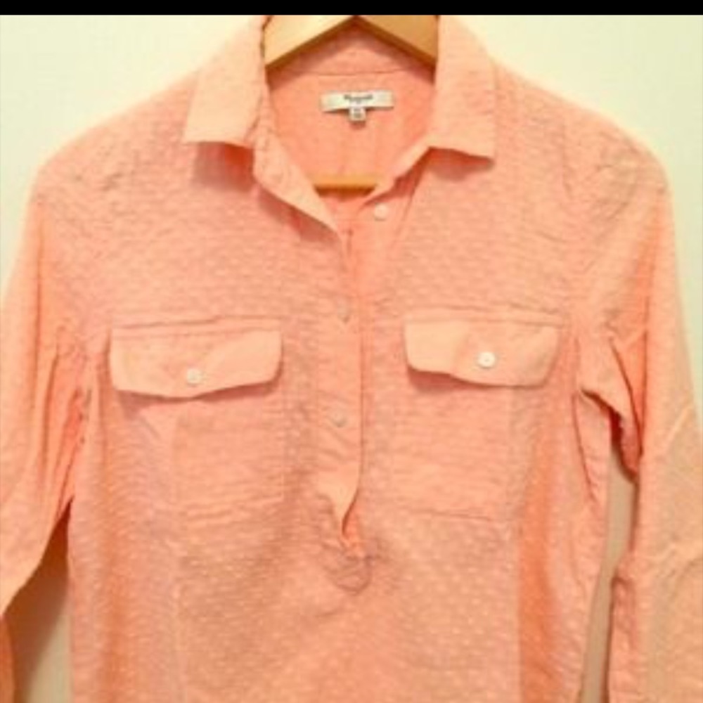 Madewell pink pullover - XS