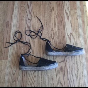 Steve Madden lace up espadrilles