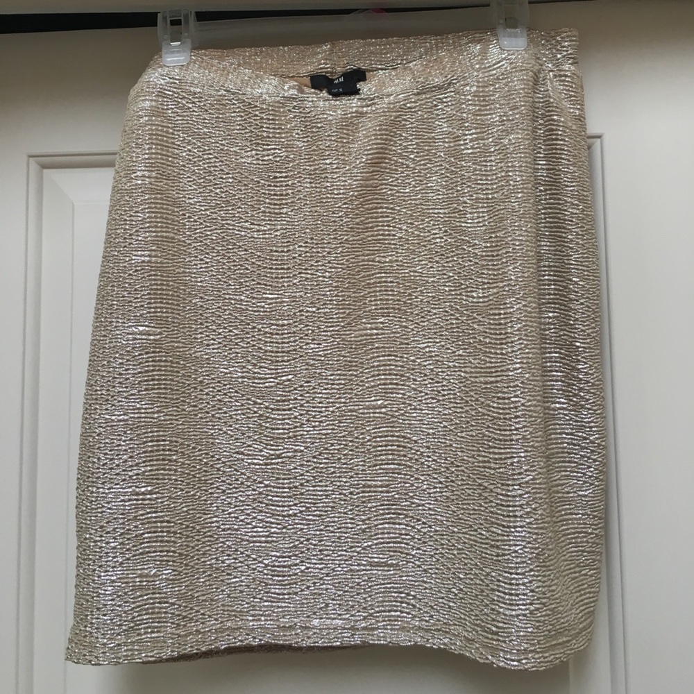 Gold H&M skirt