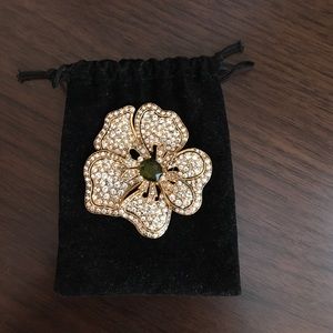 Banana Republic flower pin