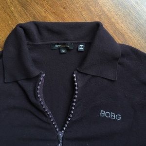 Adorable BCBG sweater with rhinestones