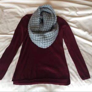 Closet Closing! Lot of 2 Gray Infinity Scarves