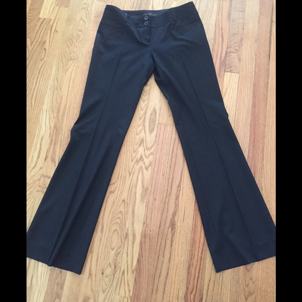 The Limited Drew Fit straight leg black pants