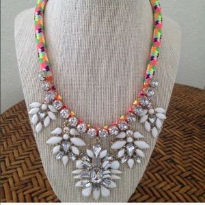 Bright Colored Fluorescent Statement Necklace