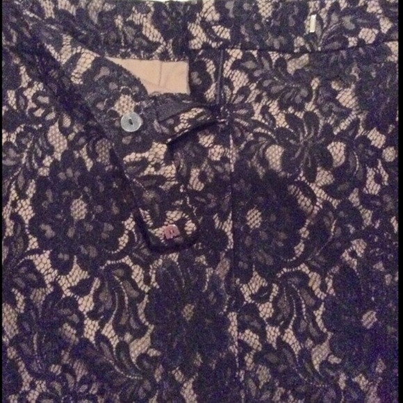 Cache Black Lace Skirt Size 4 - Picture 6 of 7
