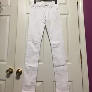 Blue Asphalt White Skinny Jeans