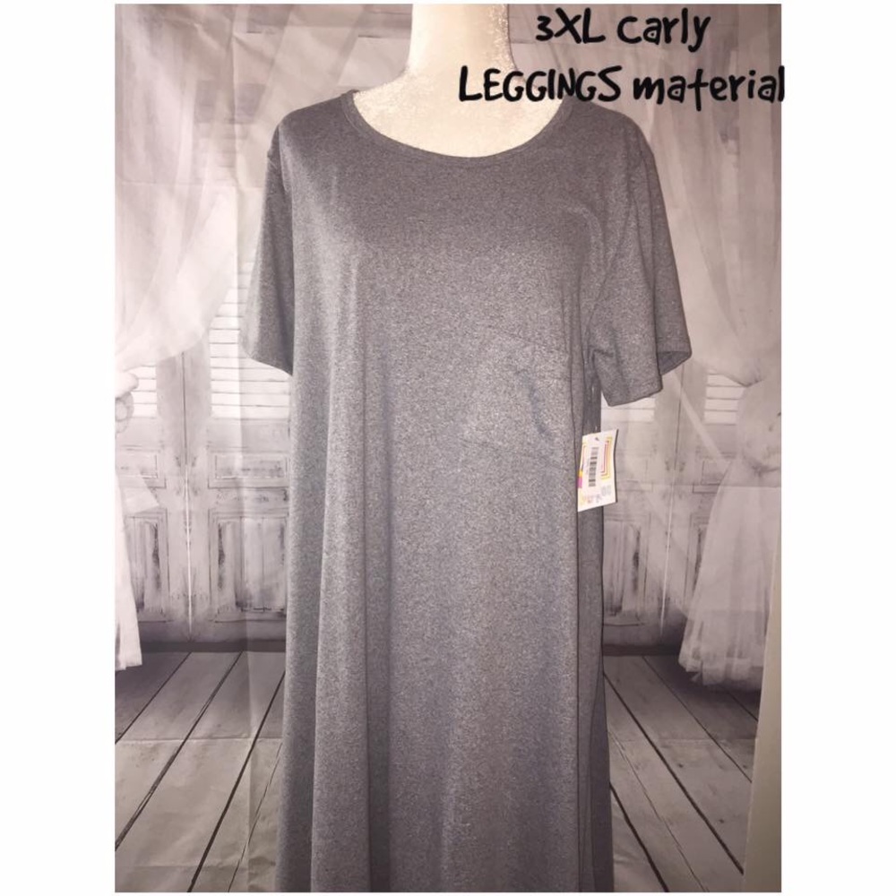NWT 3Xl Gray leggings material LuLaRoe Carly