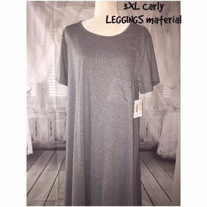 NWT 3Xl Gray leggings material LuLaRoe Carly