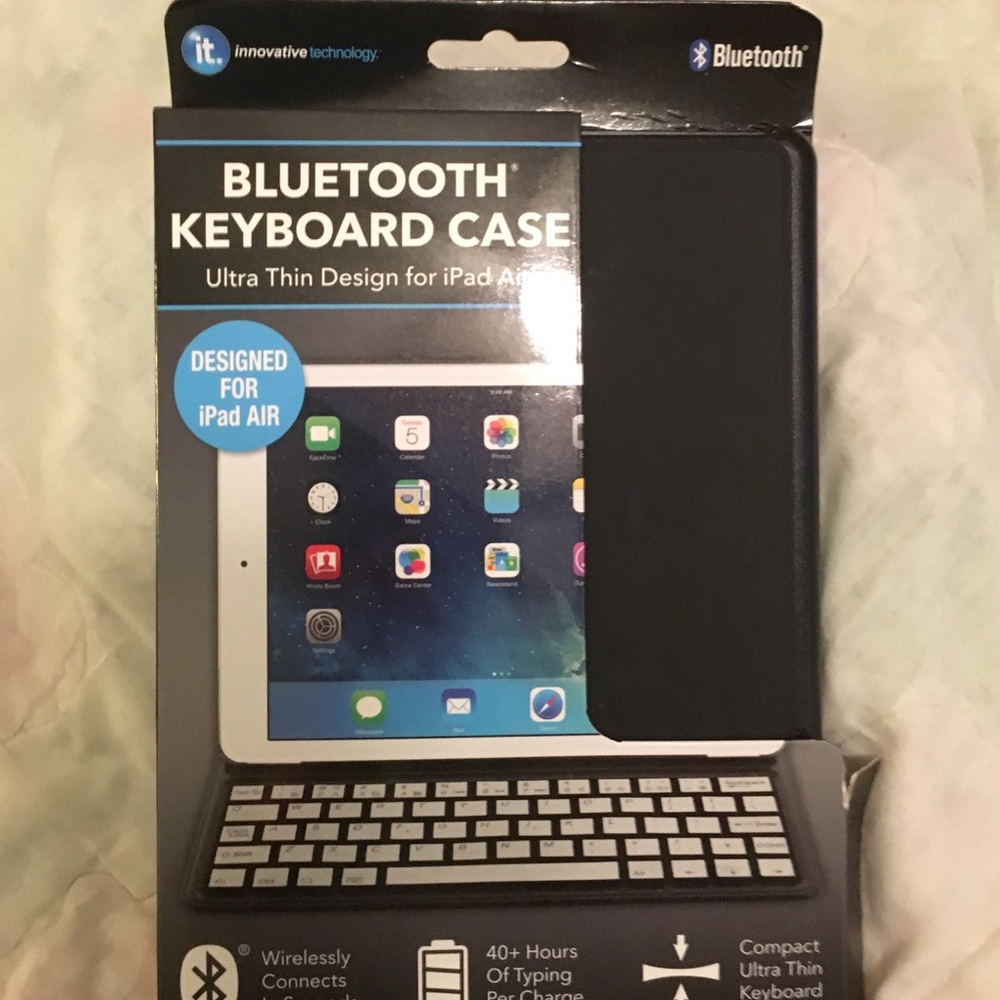 Bluetooth keyboard case