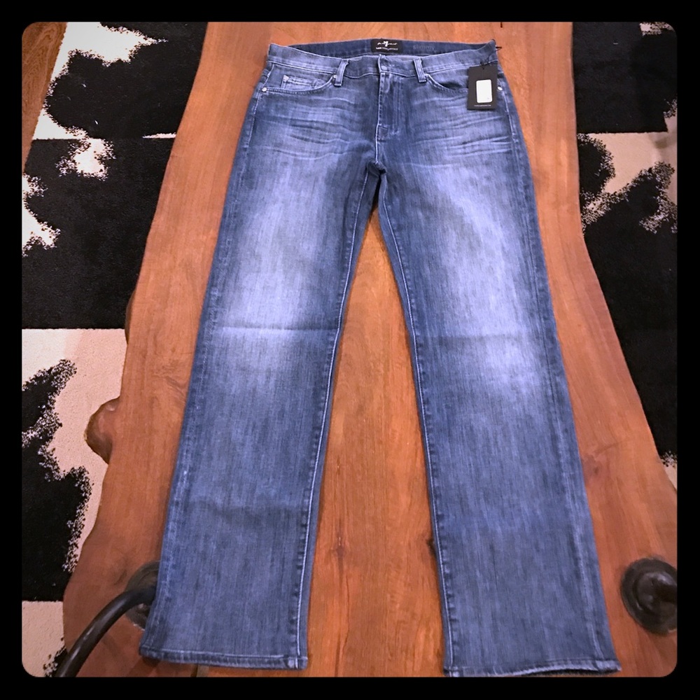 Men's 7 for all mankind jeans, size 34