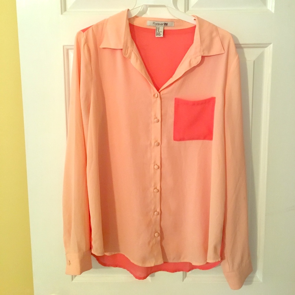 Sheer Forever21 blouse