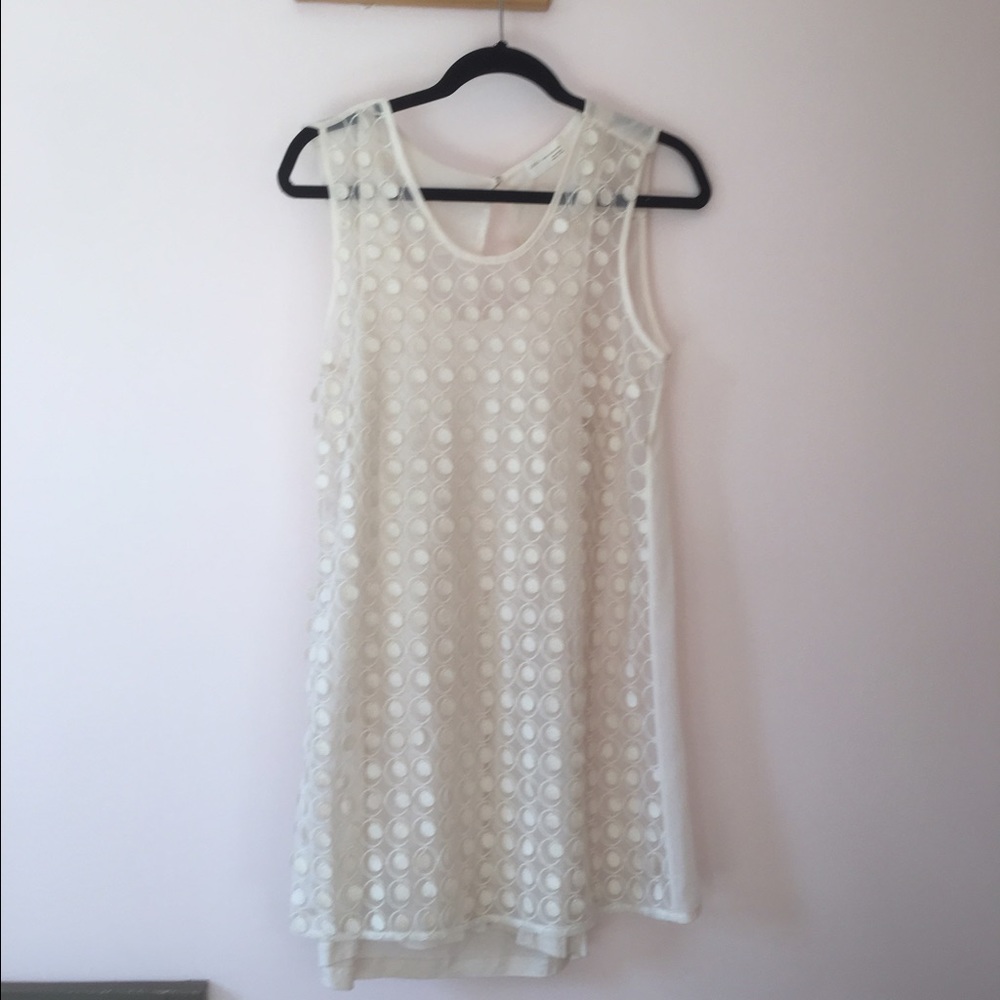 Zara cream/beige mini dress