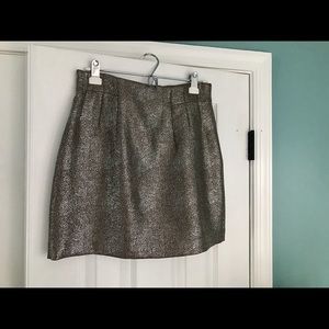 H&M Silver Short Skirt