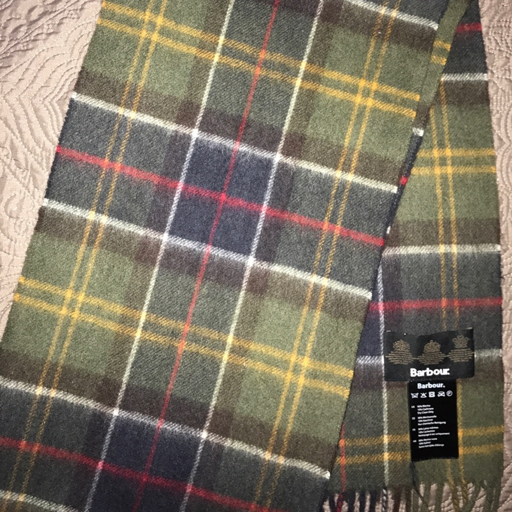 AUTHENTIC BARBOUR TARTAN WOMENS SCARF