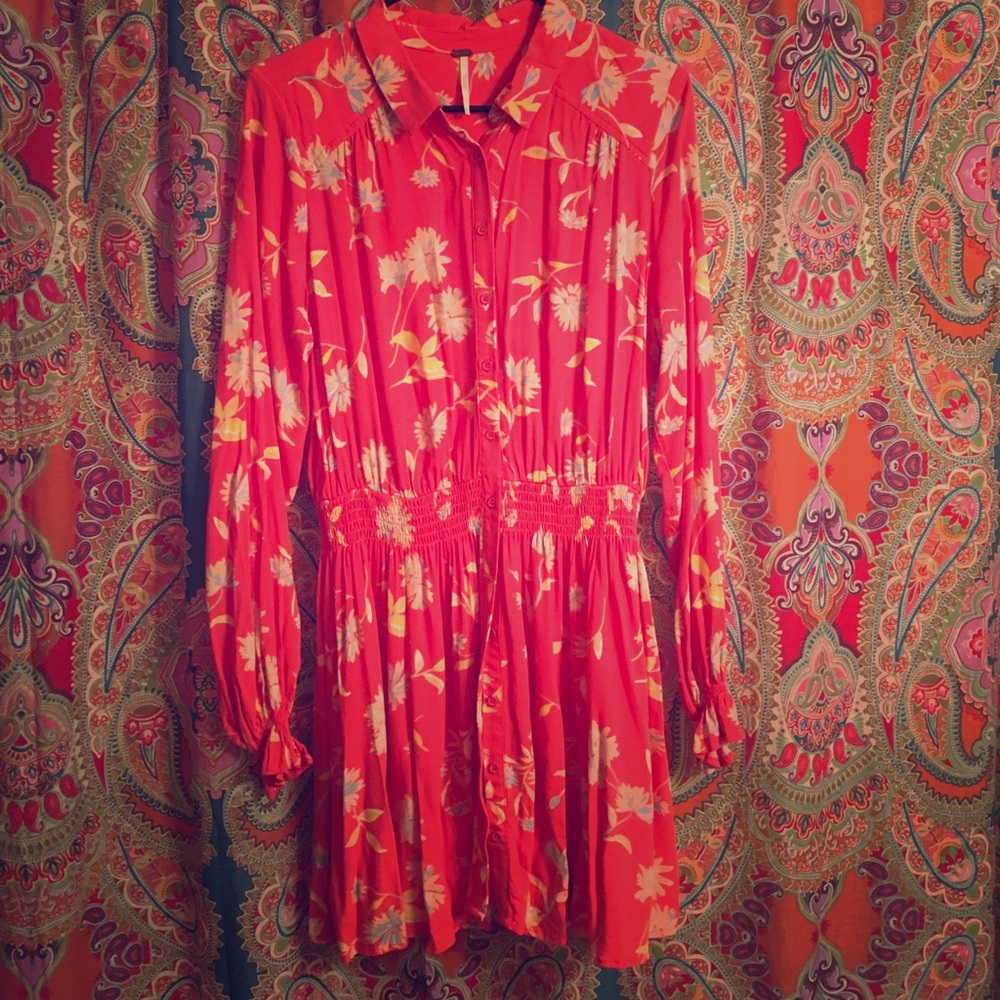 Free people floral mini