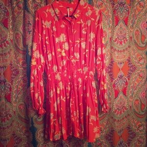 Free people floral mini
