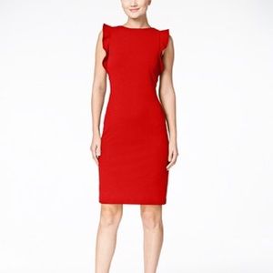 Red Calvin Klein Dress