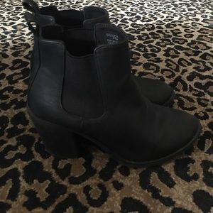 H&M Black Heeled Booties