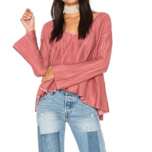 Bell sleeve top