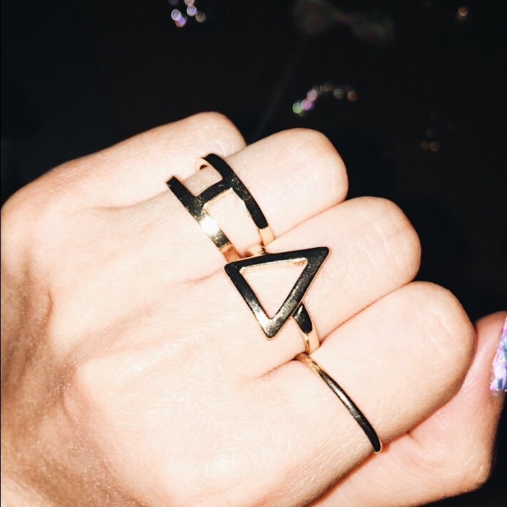 Geométrica Ring Set
