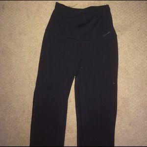full length, black leggings from Nike.
